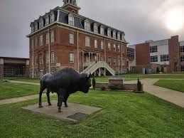 ABC Buffalo statue and campus